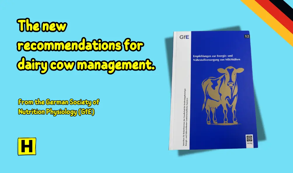 new recommendations for dairy cow management